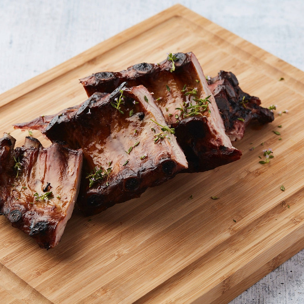 Süße Aprikosen-Spareribs aus dem Räucherofen