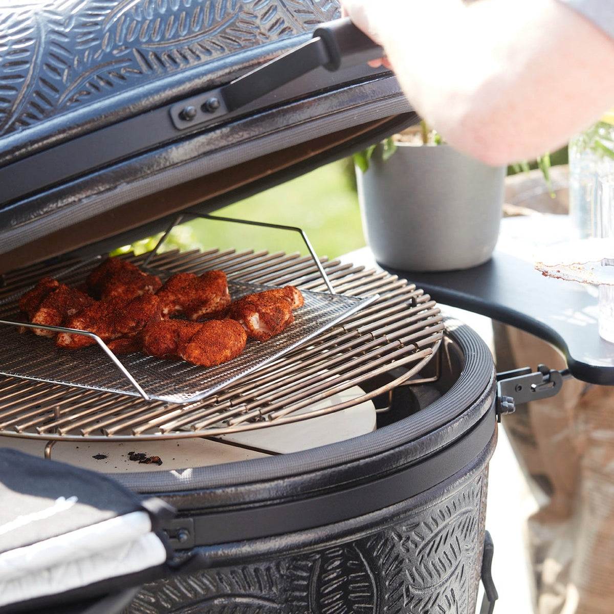 Spicy chicken wings on the BBQ – Barbecook