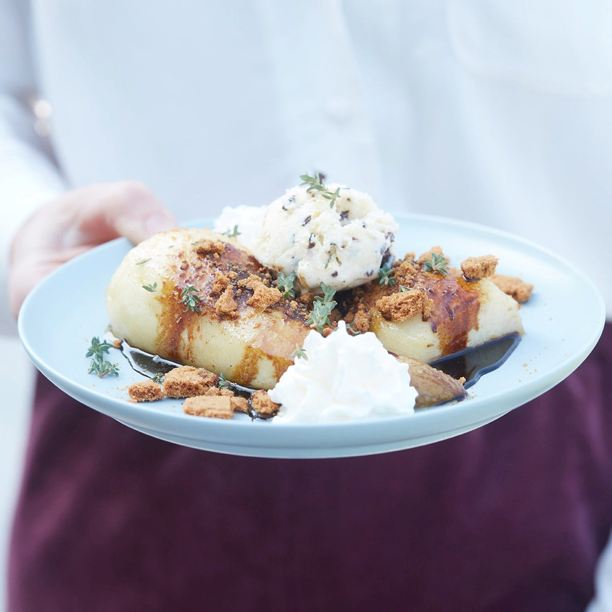 Poire belle Hélène on the BBQ – Barbecook