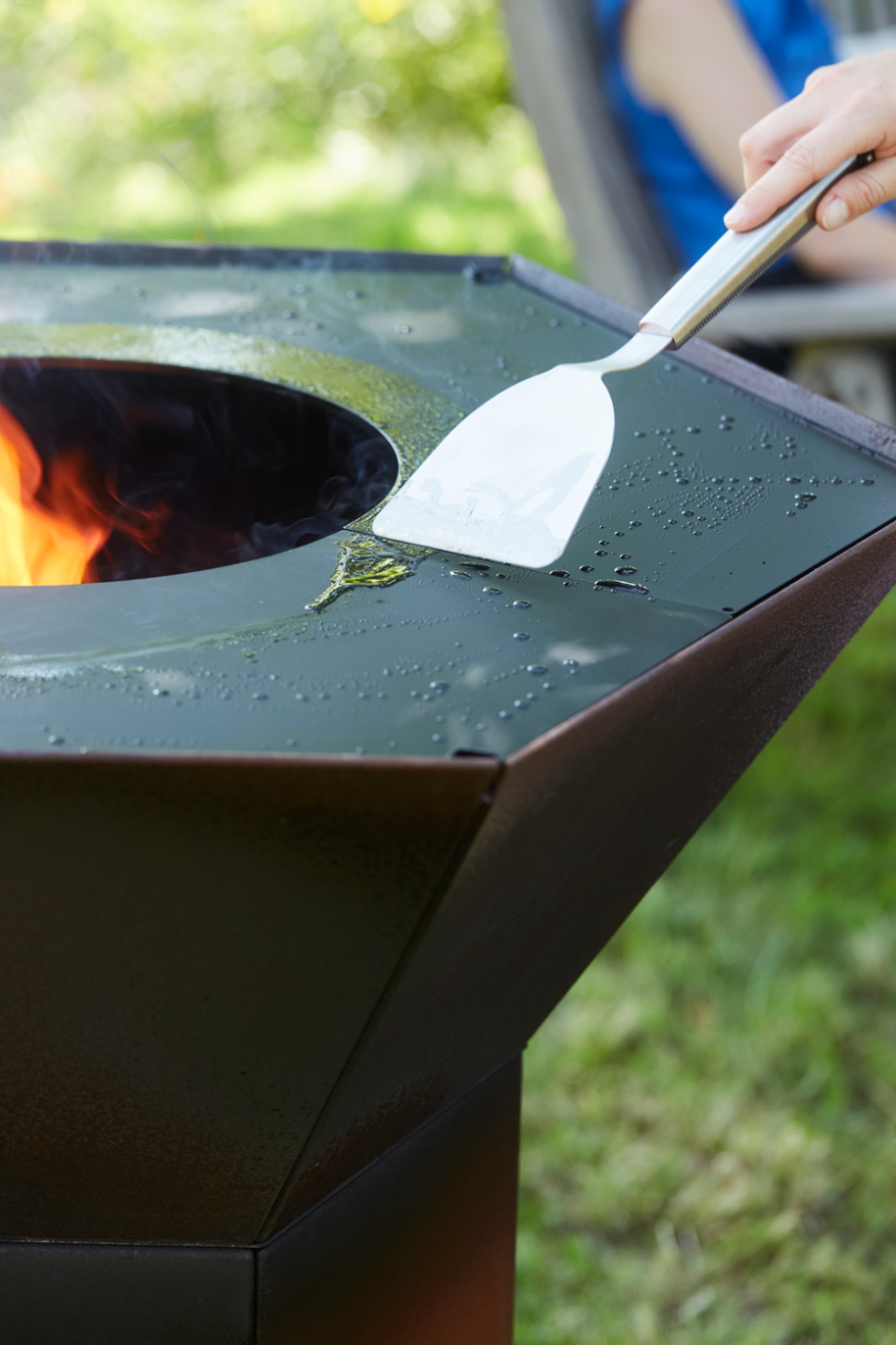 Premium set of 2 plancha spatulas