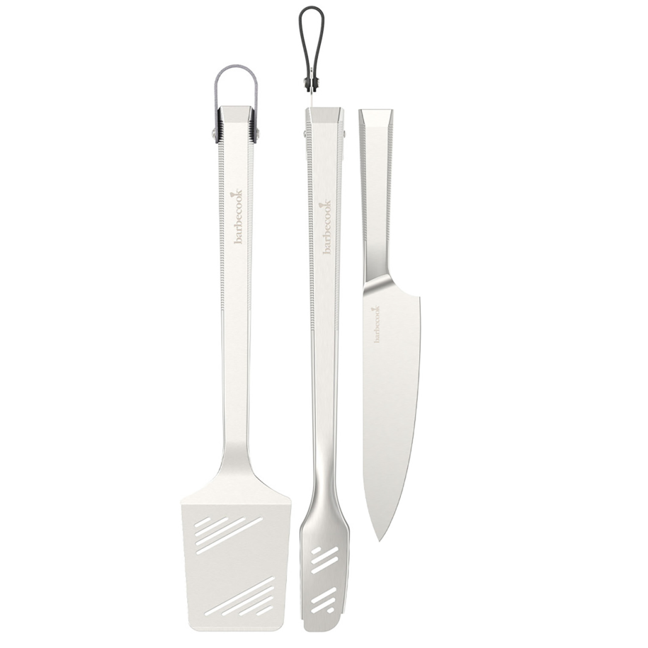 Premium set with spatula, knife and tongs