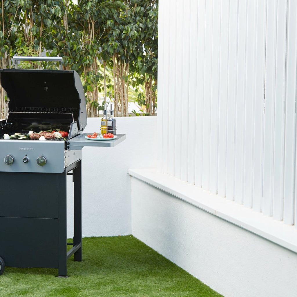 How do you light a gas barbecue?