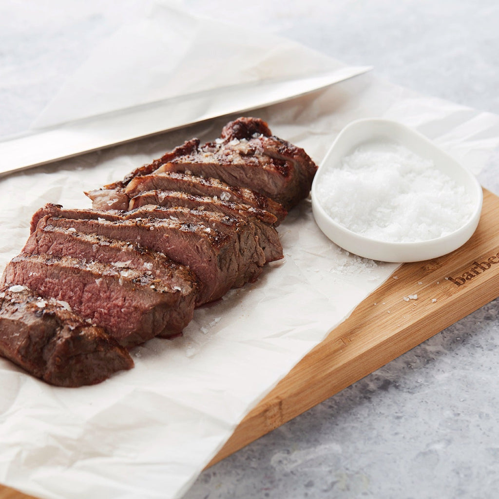 Steak vom Weißblauen Belgier vom Grill
