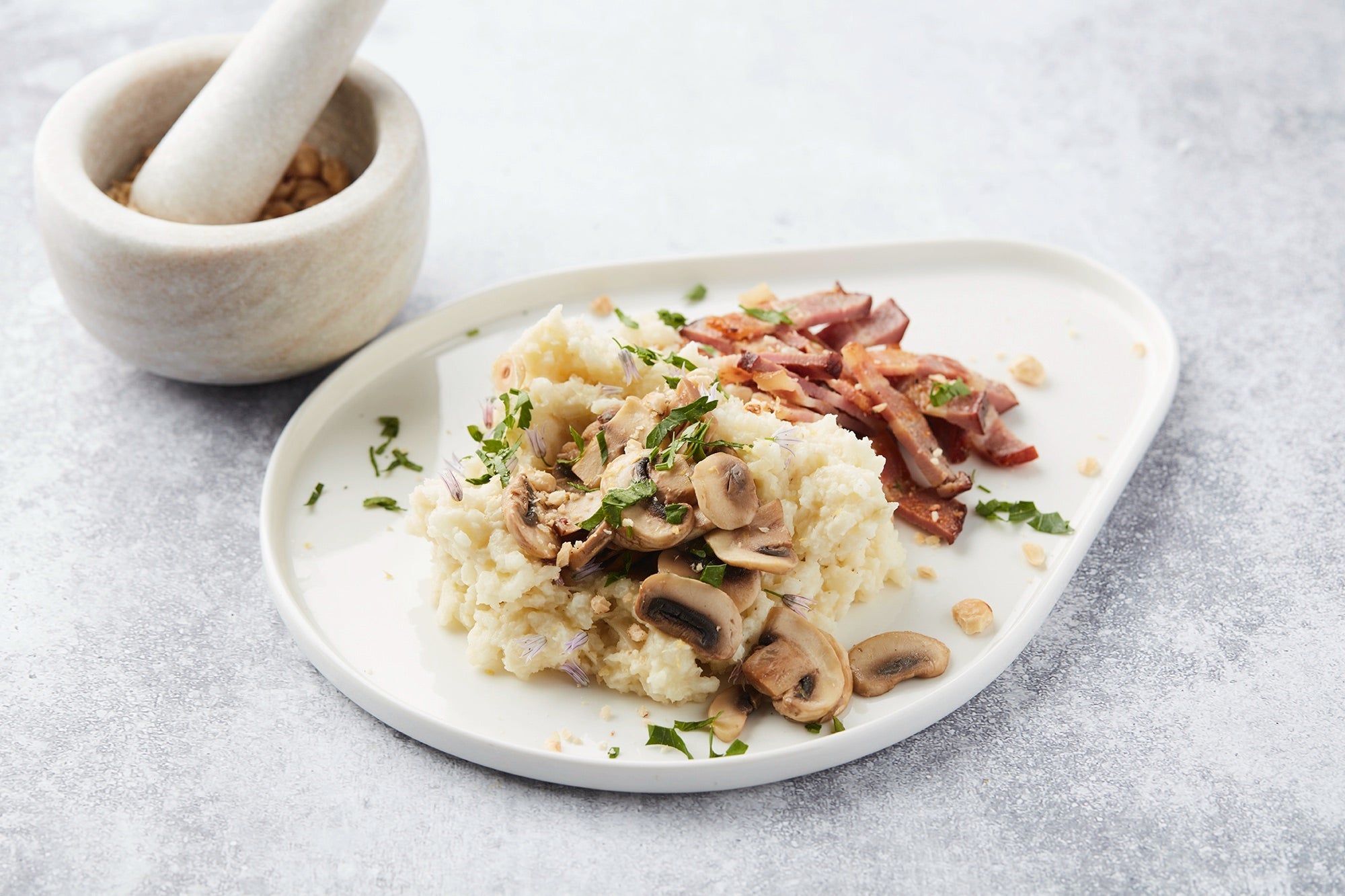Risotto of smoked celeriac