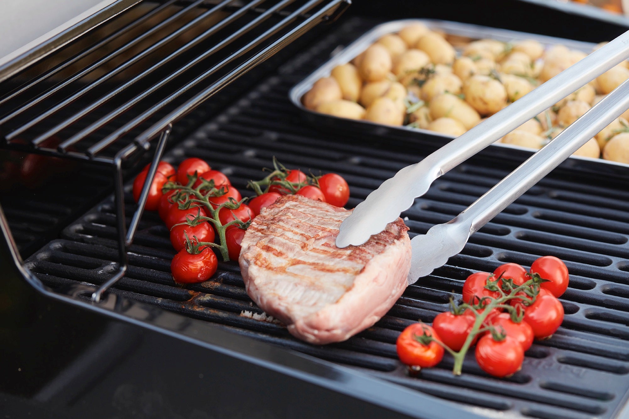 Duroc secreto on the BBQ