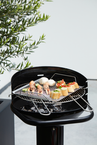 Stainless steel grill topper
