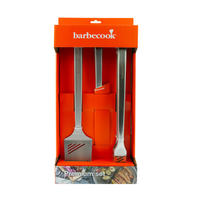 Premium set with spatula, knife and tongs
