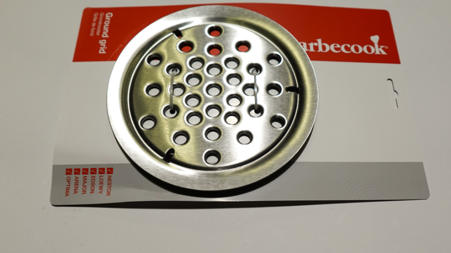 Bodengitter aus Edelstahl ø 18cm