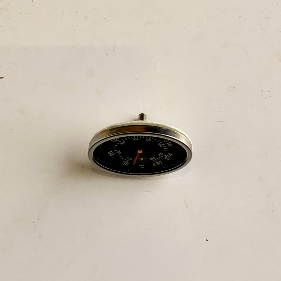 Thermometer und Sockel Cebu