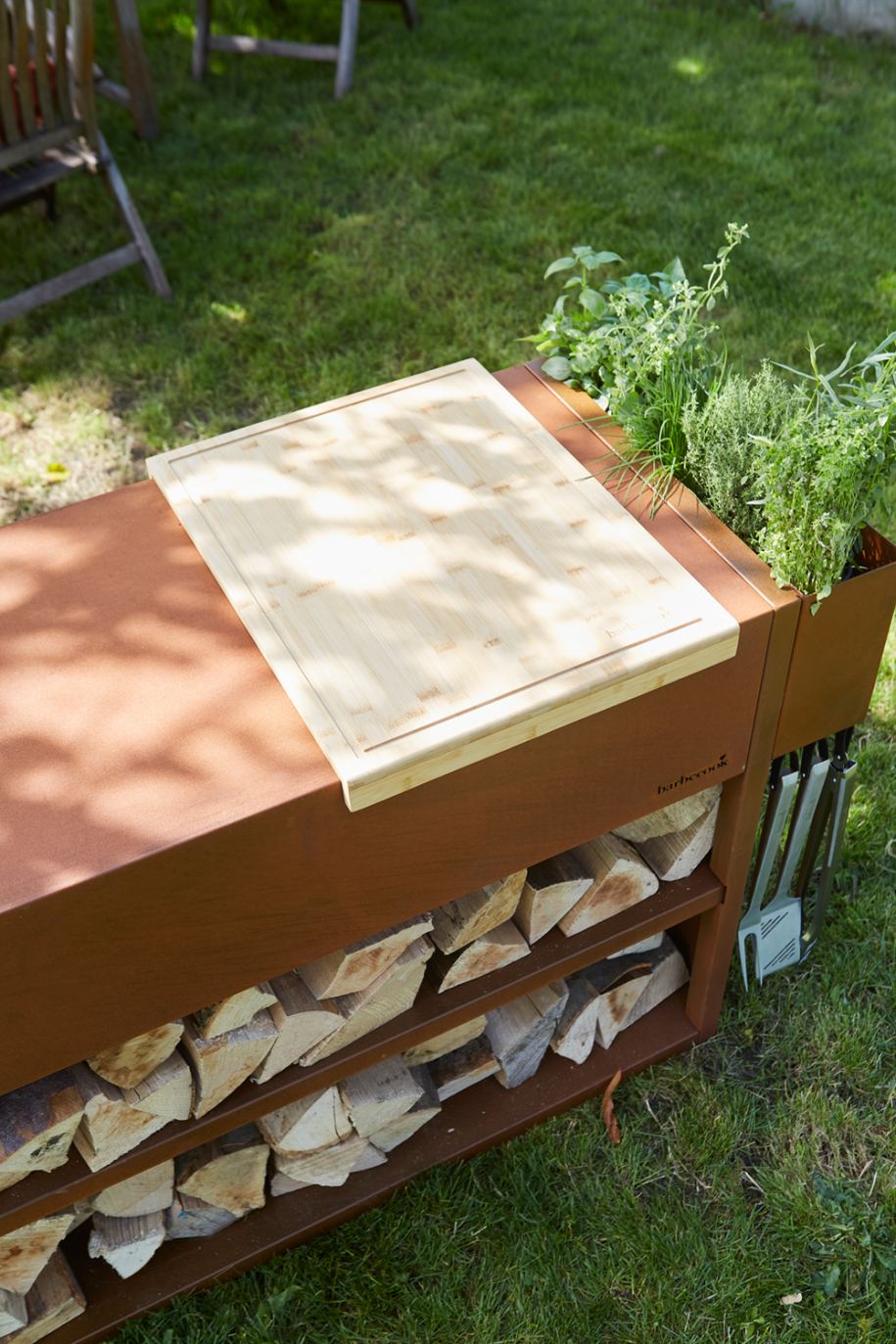 Schneidebrett mit Saftrinne für Nestor World 659.5x45x4.5cm FSC®