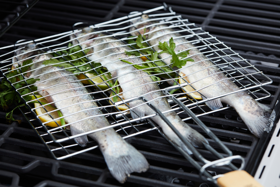 Fish grill for 3 fish FSC®