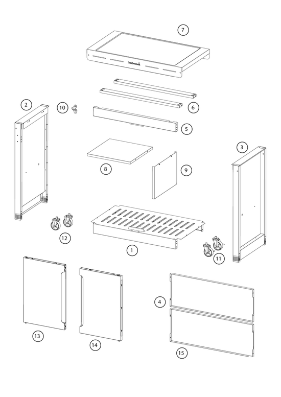 Spare parts Premium Buddy für Gasgrill