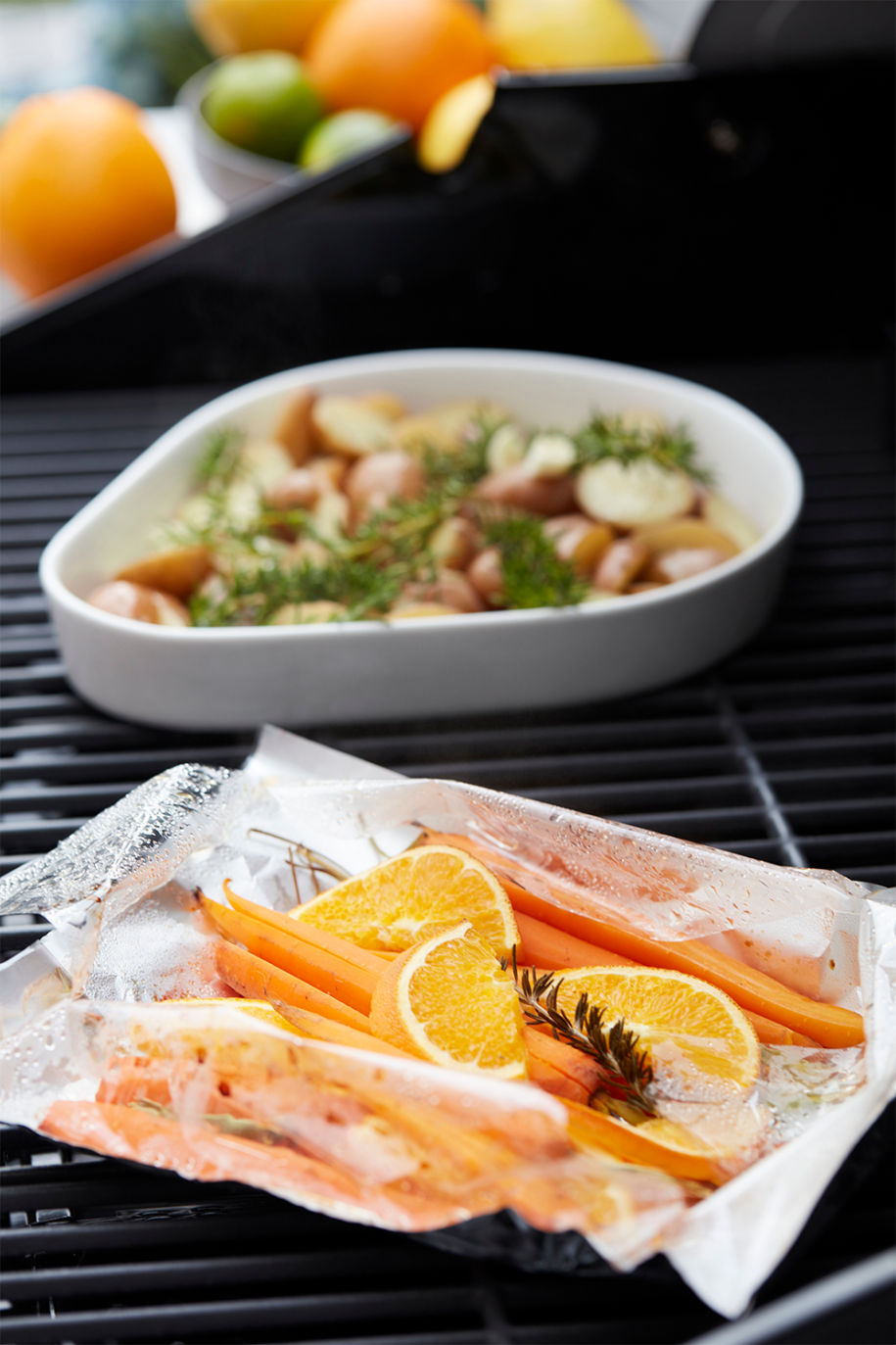 Set mit 10 Ofen- und Grilltaschen