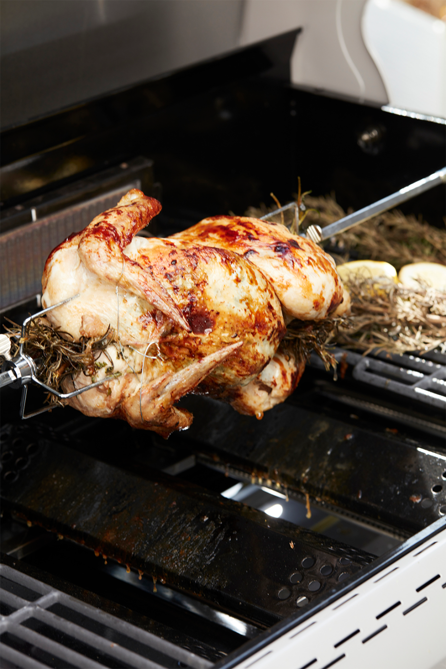 Universeel draaispit met motor voor Magnus en Siesta