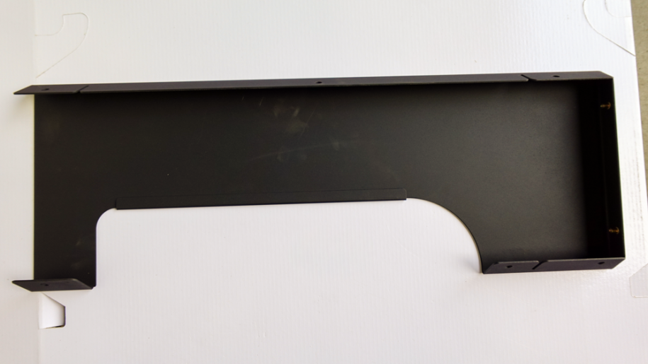 Front panel right opening stand Nestor Black