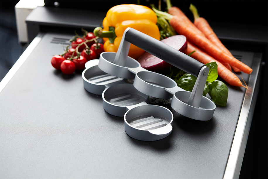 Mini Hamburgerpresse für 3 Burger