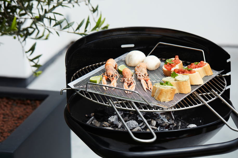 Stainless steel grill topper