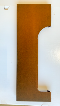 Front panel left opening stand Nestor Corten