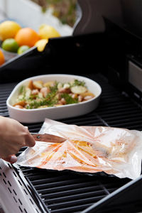 Set mit 10 Ofen- und Grilltaschen