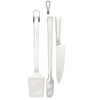 Premium set with spatula, knife and tongs