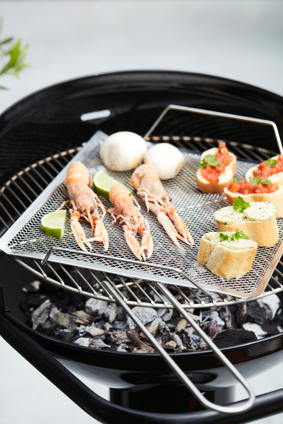 Stainless steel grill topper