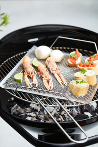 Stainless steel grill topper