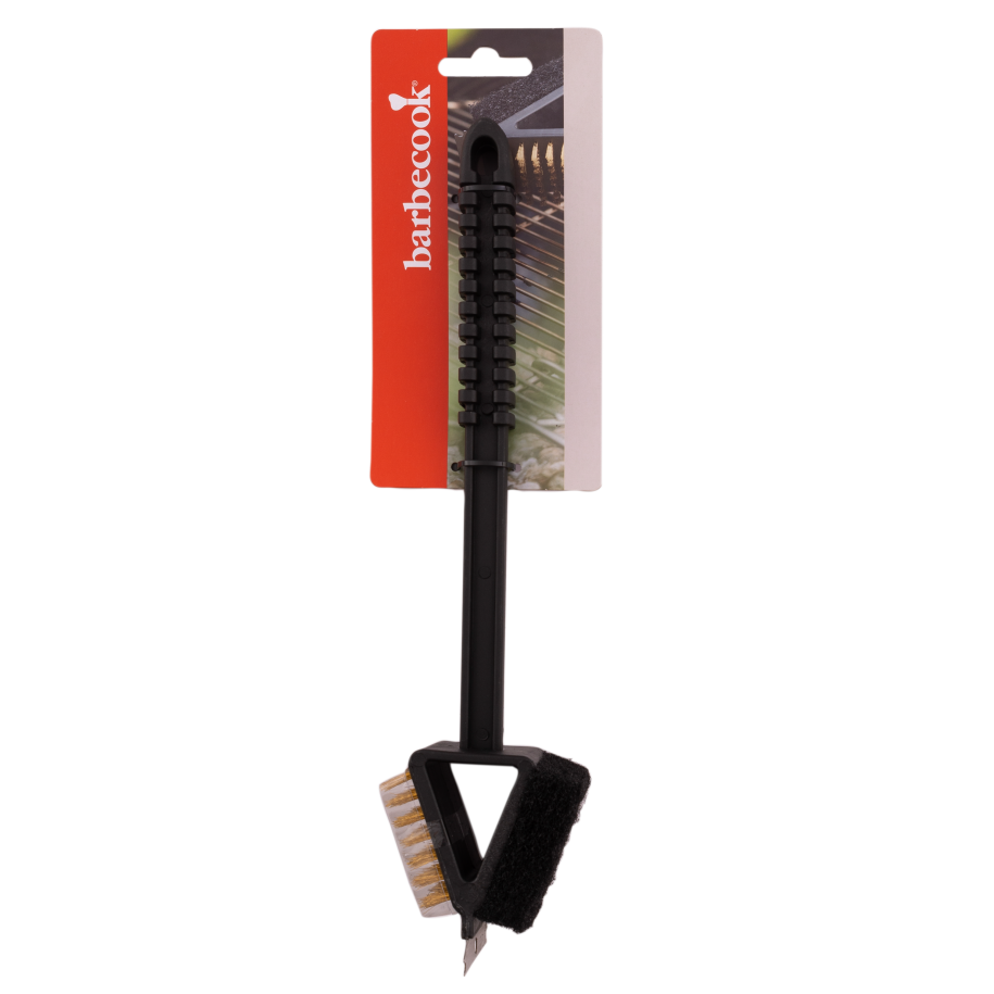 3-in-1 long brush black