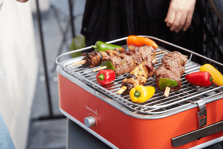 E-Carlo electric table grill Barbecook Red