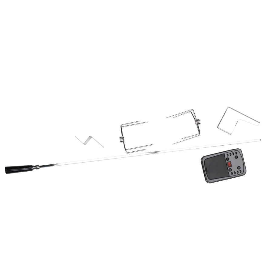 Set für Gasgrill mit 2 Spießgabeln