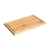 Schneidebrett aus Bambus mit Saftkanal 43x28x2cm FSC®