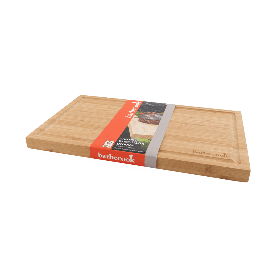 Schneidebrett aus Bambus mit Saftkanal 46.5x28x2.8cm FSC®